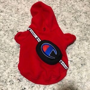 Fresh Pawz Champion Red Dog Sweater with Fanny Pack